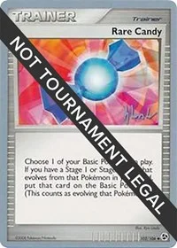 Rare Candy | 2008 (Dylan Lefavour) | 102/105 | Normal | World Championship Decks