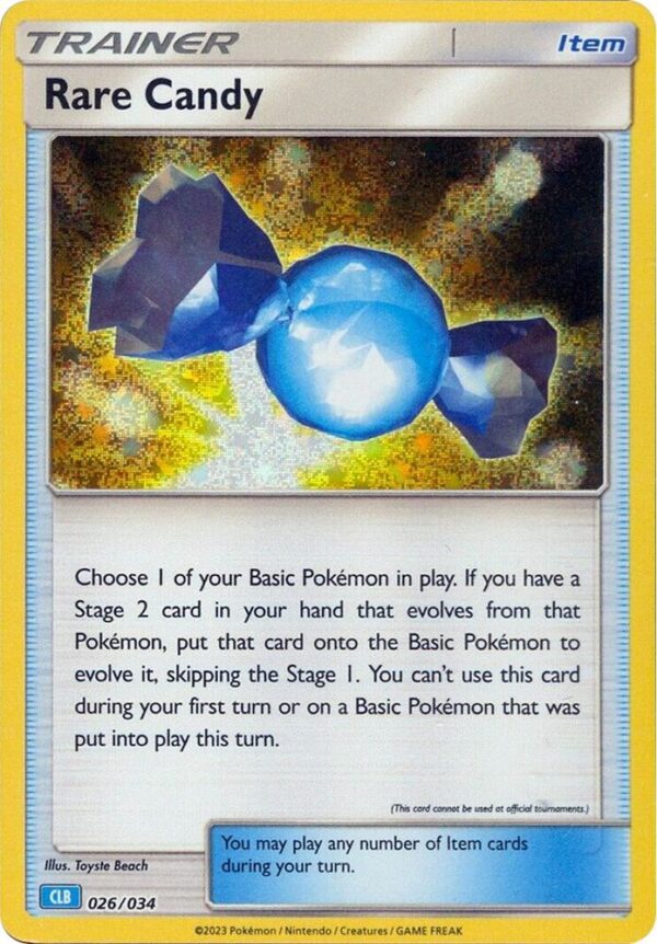 Rare Candy (CLB) 026/034 Holofoil Trading Card Game Classic