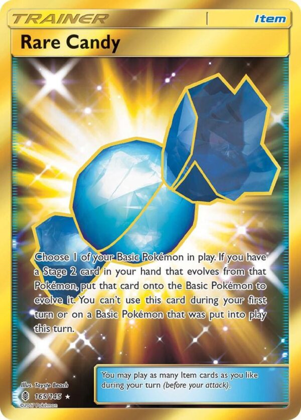 Rare Candy (Secret) 165/145 Holofoil SM – Guardians Rising