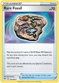 Rare Fossil | 167/189 | Reverse Holofoil | SWSH03: Darkness Ablaze