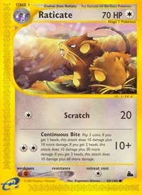 Raticate | 089/144 | Reverse Holofoil | Skyridge