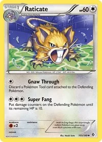 Raticate | 105/149 | Reverse Holofoil | Boundaries Crossed
