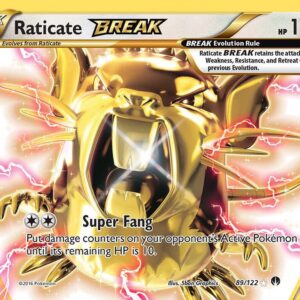 Raticate BREAK 89/122 Holofoil XY – BREAKpoint Raticate BREAK 89/122 Holofoil XY – BREAKpoint