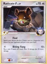 Raticate G | 78 | Reverse Holofoil | Supreme Victors