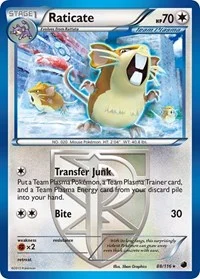 Raticate (Team Plasma) | 88/116 | Reverse Holofoil | Plasma Freeze