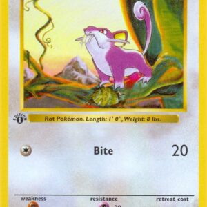Rattata 061/102 1st Edition Base Set (Shadowless) Rattata 061/102 1st Edition Base Set (Shadowless)