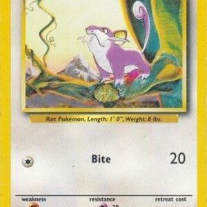Rattata 061/102 Normal Base Set Rattata 061/102 Normal Base Set