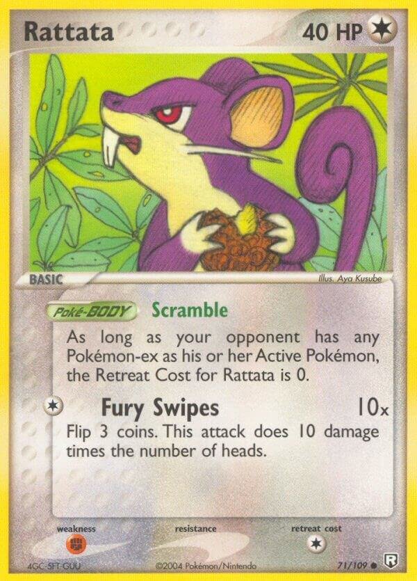 Rattata 071/109 Reverse Holofoil Team Rocket Returns