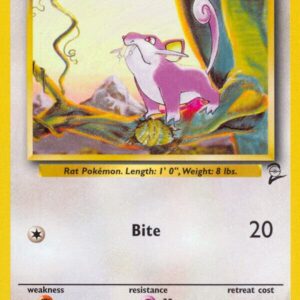 Rattata 089/130 Normal Base Set 2 Rattata 089/130 Normal Base Set 2