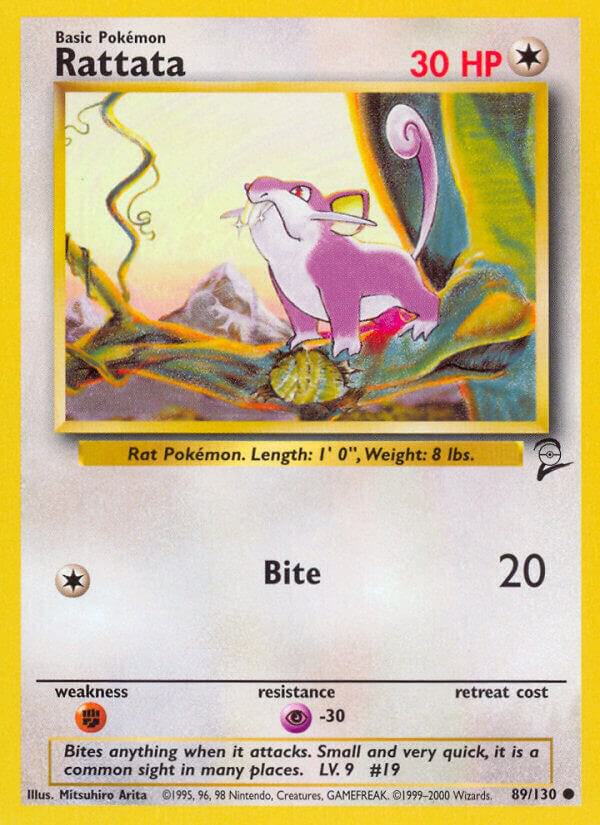Rattata 089/130 Normal Base Set 2 Rattata 089/130 Normal Base Set 2