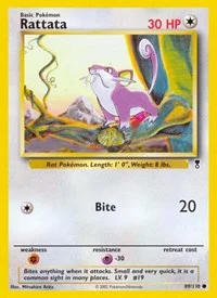 Rattata | 089/110 | Reverse Holofoil | Legendary Collection Rattata | 089/110 | Reverse Holofoil | Legendary Collection