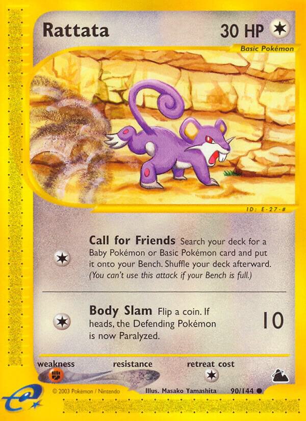 Rattata 090/144 Reverse Holofoil Skyridge