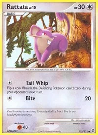 Rattata | 103/132 | Reverse Holofoil | Secret Wonders