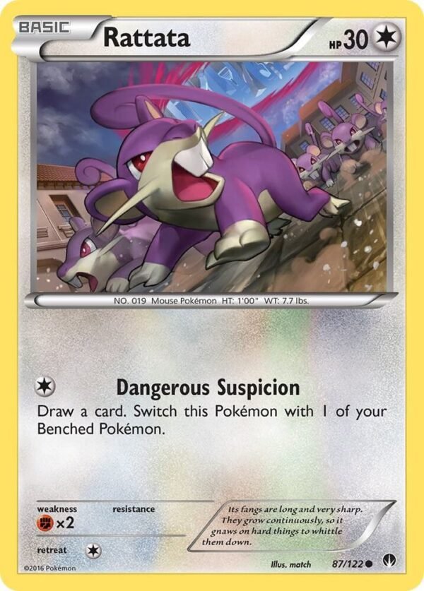 Rattata 87/122 Normal XY – BREAKpoint Rattata 87/122 Normal XY – BREAKpoint