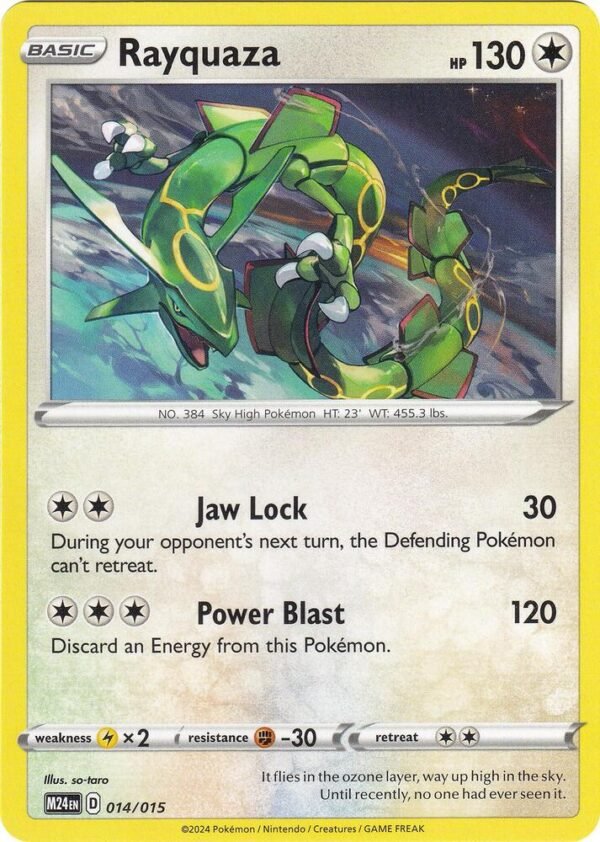 Rayquaza 014/015 Normal McDonald’s Promos 2024