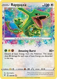 Rayquaza | 138/185 | Holofoil | SWSH04: Vivid Voltage