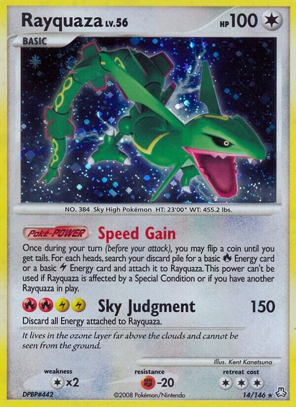 Rayquaza 14/146 Holofoil Legends Awakened Rayquaza 14/146 Holofoil Legends Awakened