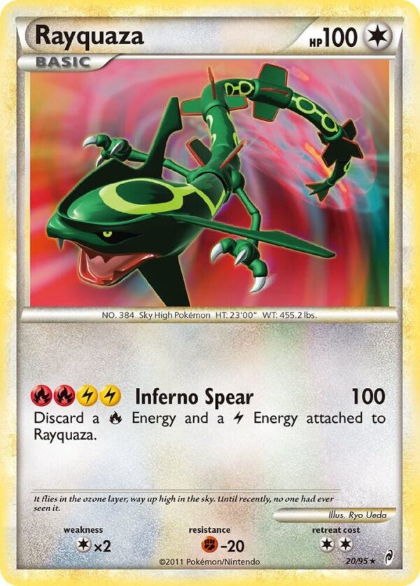 Rayquaza 20/95 Holofoil Call of Legends Rayquaza 20/95 Holofoil Call of Legends