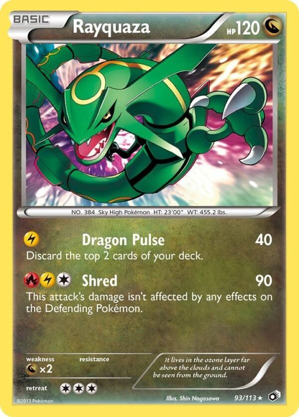 Rayquaza 93/113 Holofoil Legendary Treasures
