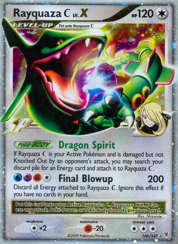 Rayquaza C Lv.X 146 Holofoil Supreme Victors