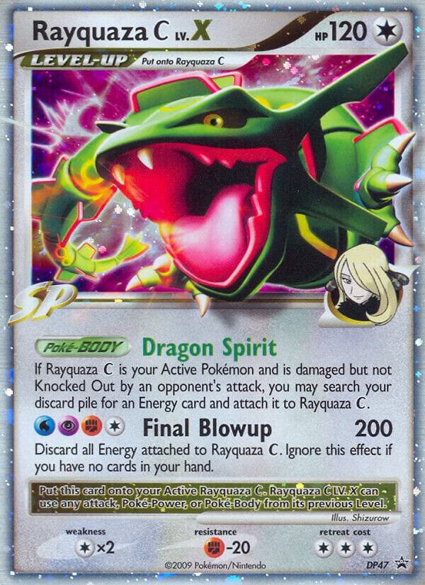 Rayquaza C LV.X DP47 Holofoil Diamond and Pearl Promos Rayquaza C LV.X DP47 Holofoil Diamond and Pearl Promos