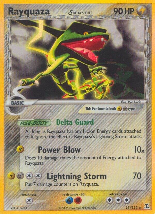 Rayquaza (Delta Species) 13/113 Reverse Holofoil Delta Species
