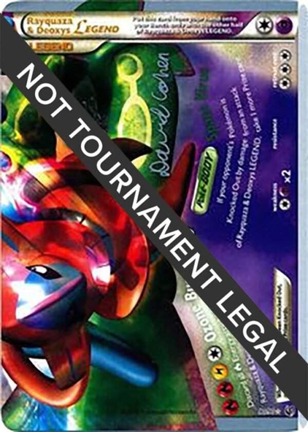 Rayquaza & Deoxys Legend (90) 2011 (David Cohen) 90/90 Normal World Championship Decks
