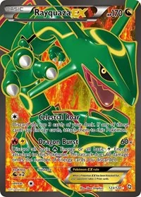 Rayquaza EX (123 Full Art) | 123/124 | Holofoil | Dragons Exalted