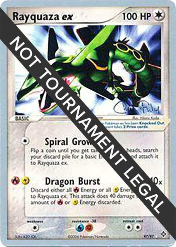 Rayquaza ex 2004 (Chris Fulop) 97/097 Normal World Championship Decks Rayquaza ex 2004 (Chris Fulop) 97/097 Normal World Championship Decks