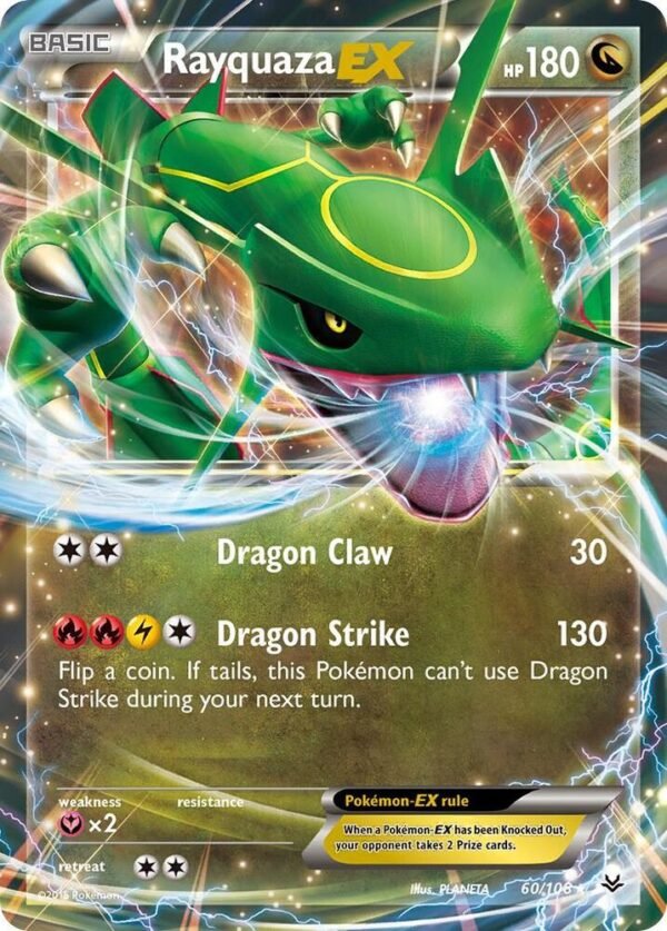 Rayquaza EX (60) 60/108 Holofoil XY – Roaring Skies Rayquaza EX (60) 60/108 Holofoil XY – Roaring Skies