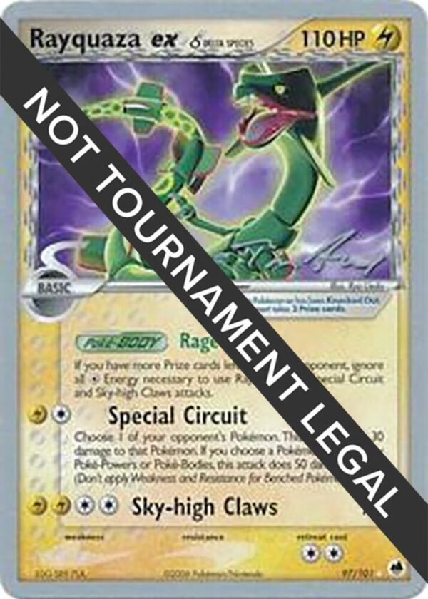 Rayquaza ex (Delta Species) 2007 (Tom Roos) 97/101 Normal World Championship Decks