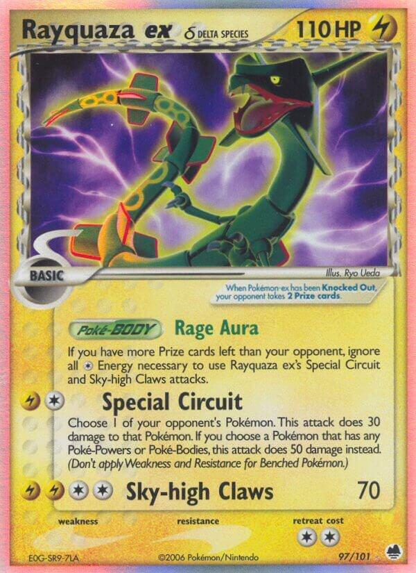 Rayquaza ex (Delta Species) 97/101 Holofoil Dragon Frontiers Rayquaza ex (Delta Species) 97/101 Holofoil Dragon Frontiers