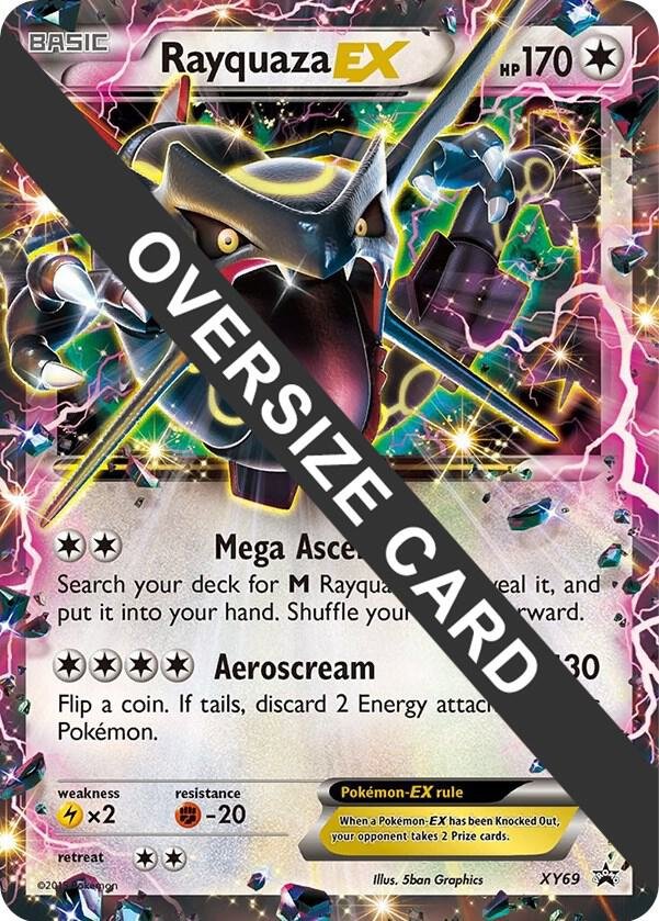 Rayquaza EX XY69 Holofoil Jumbo Cards Rayquaza EX XY69 Holofoil Jumbo Cards