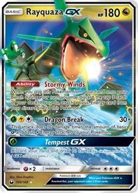 Rayquaza GX | 109/168 | Holofoil | SM - Celestial Storm
