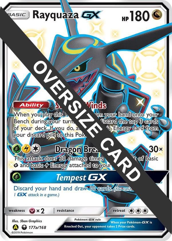 Rayquaza GX 177a/168 Holofoil Jumbo Cards