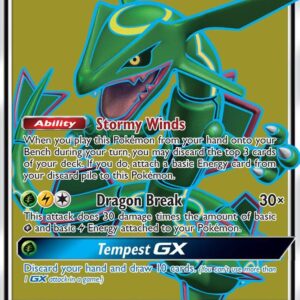 Rayquaza GX (Full Art) 160/168 Holofoil SM – Celestial Storm
