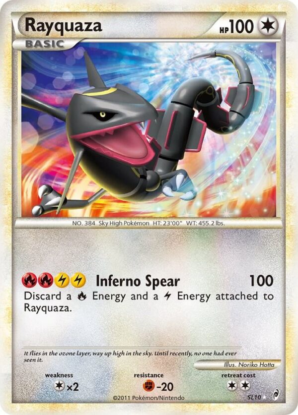 Rayquaza (Shiny) SL10 Holofoil Call of Legends
