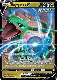 Rayquaza V | 100/159 | Holofoil | Crown Zenith