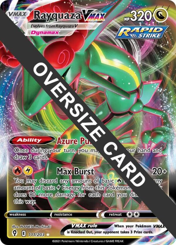 Rayquaza VMAX 111/203 Holofoil Jumbo Cards