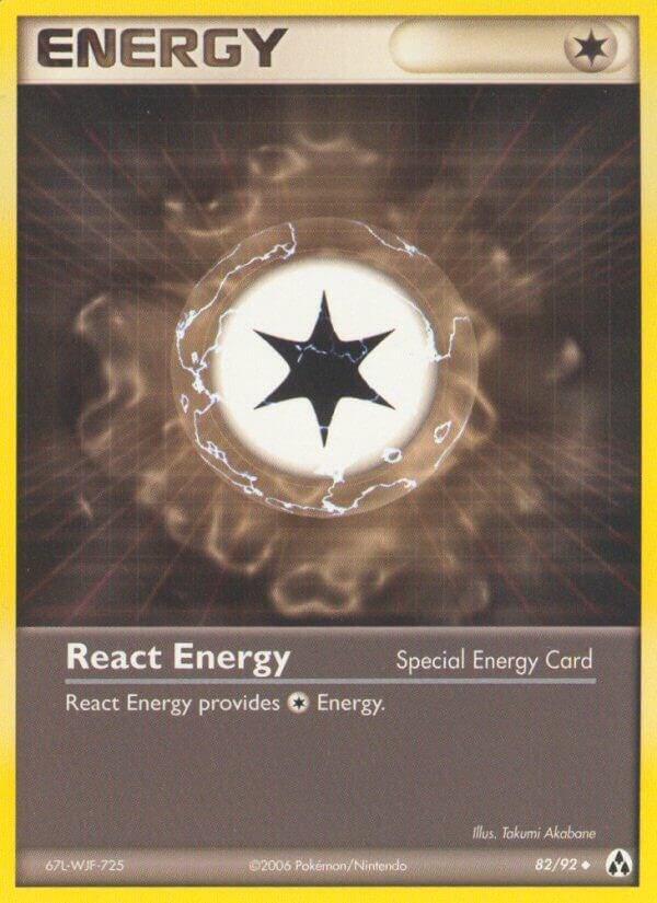 React Energy 82/92 Reverse Holofoil Legend Maker