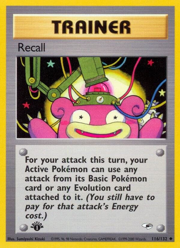 Recall 116/132 1st Edition Gym Heroes Recall 116/132 1st Edition Gym Heroes