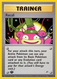 Recall | 116/132 | 1st Edition | Gym Heroes