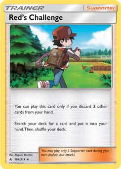 Red’s Challenge 184/214 (SM – Unbroken Bonds) Normal Deck Exclusives