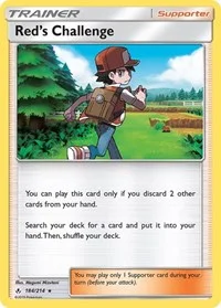 Red's Challenge | 184/214 | Reverse Holofoil | SM - Unbroken Bonds