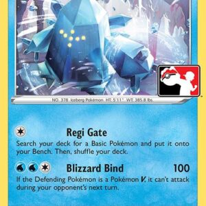 Regice 037/189 Normal Prize Pack Series Cards