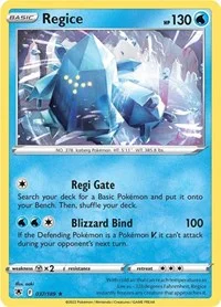 Regice | 037/189 | Reverse Holofoil | SWSH10: Astral Radiance