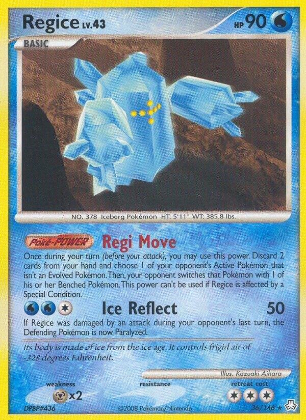 Regice 36/146 Reverse Holofoil Legends Awakened