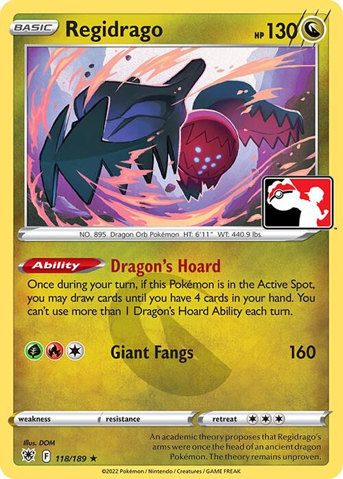 Regidrago 118/189 Normal Prize Pack Series Cards