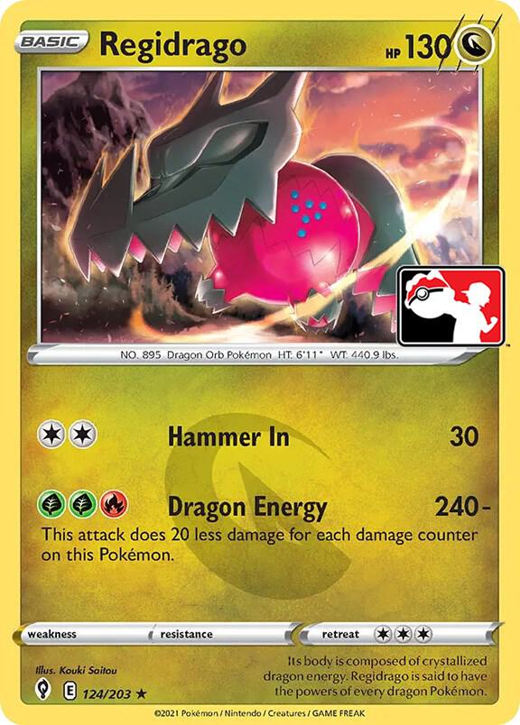 Regidrago 124/203 Normal Prize Pack Series Cards