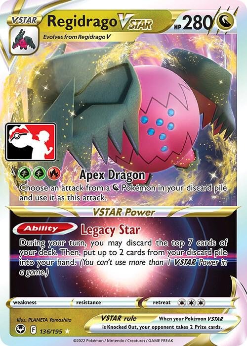 Regidrago VSTAR 136/195 Holofoil Prize Pack Series Cards